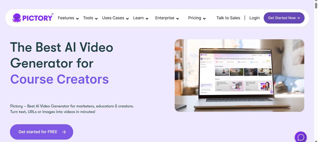Pictory AI video creation – script-to-video automation.