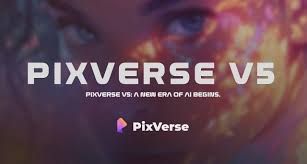 PixVerse v5 video generation interface showing stylized anime-style controls and motion settings.