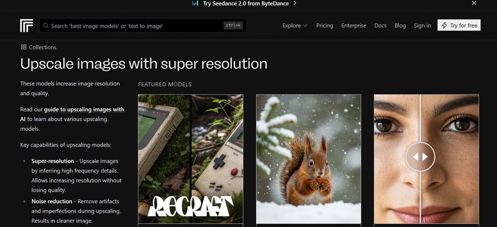 Replicate Upscaling APIs