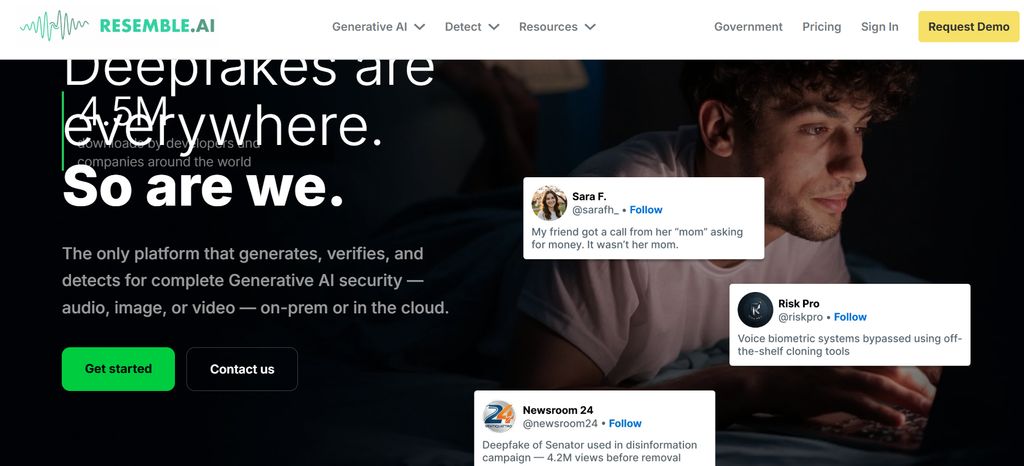 Resemble AI is a platform focused on building custom AI voices for brands and applications.