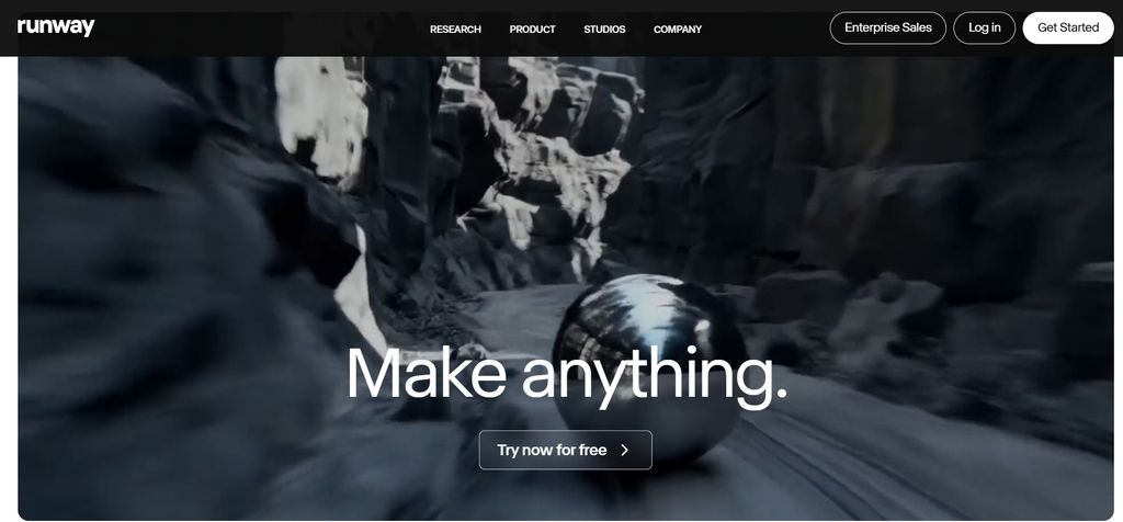 Runway Gen-2 AI video editor showing advanced inpainting, motion brush, and style consistency for creators