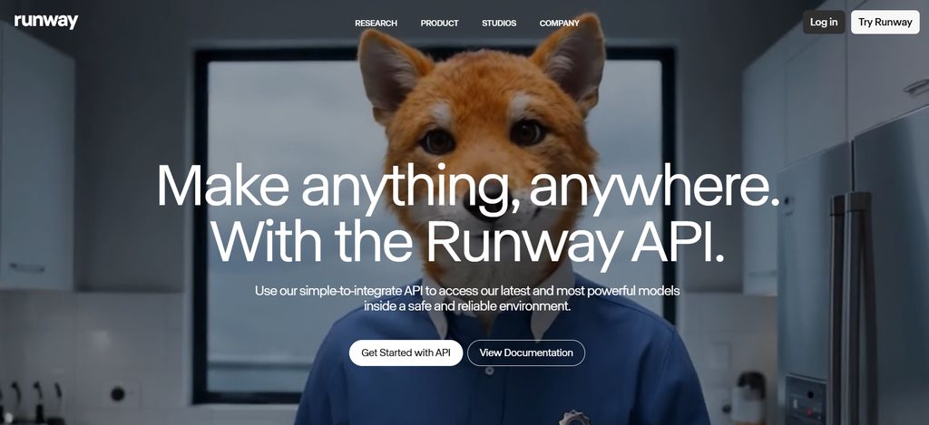 Runway image-to-video API dashboard for creative workflows