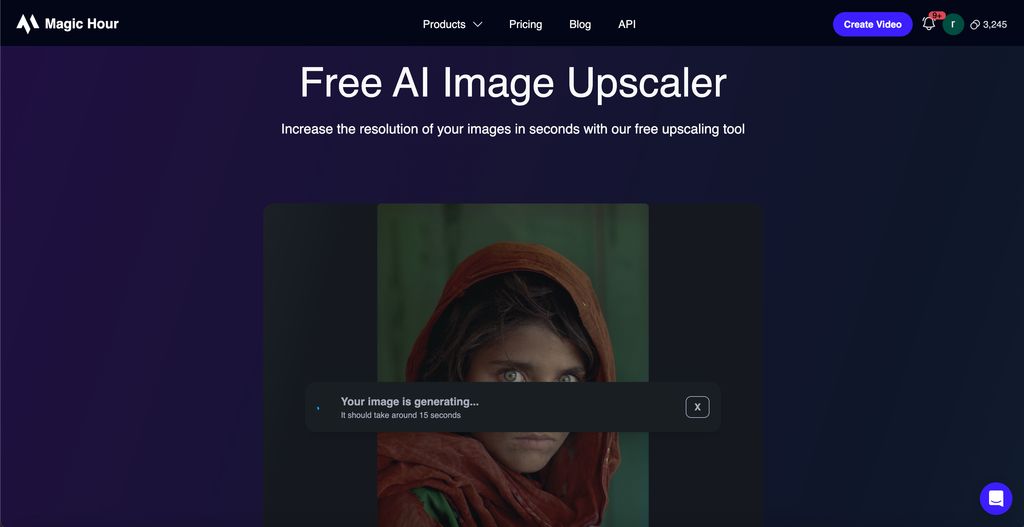 magic hour image upscaler