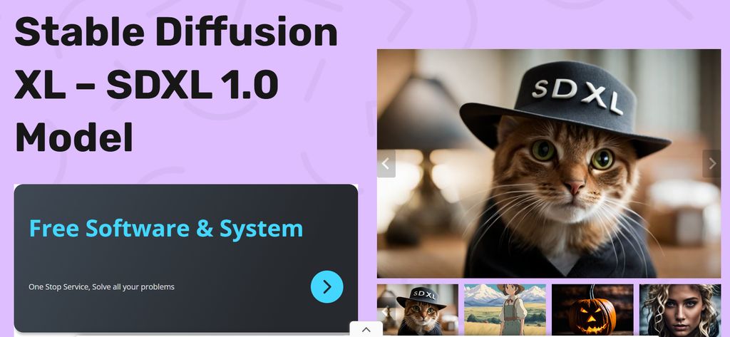 Stable Diffusion XL open-source AI image generator for developers offering full customization and self-hosting.