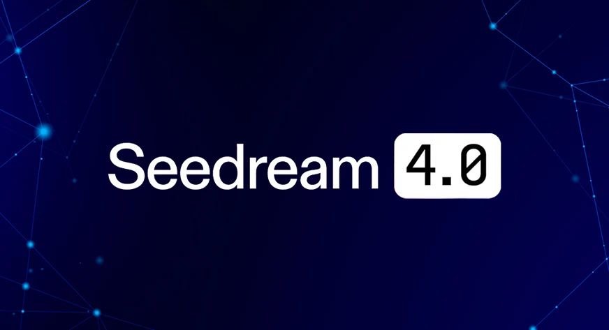 Seedream 4.0 showing AI image animation workflow and photorealistic character motion panel.