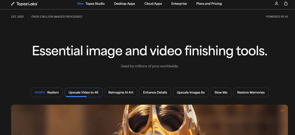 Enhancing low-quality footage using Topaz Video AI