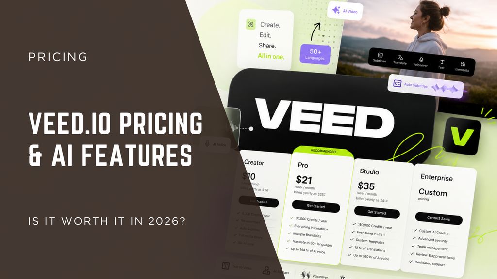 VEED.io Pricing & AI Features