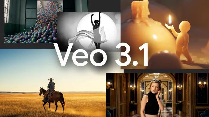 Veo 3.1 generating cinematic AI video scenes with lifelike lighting and motion precision