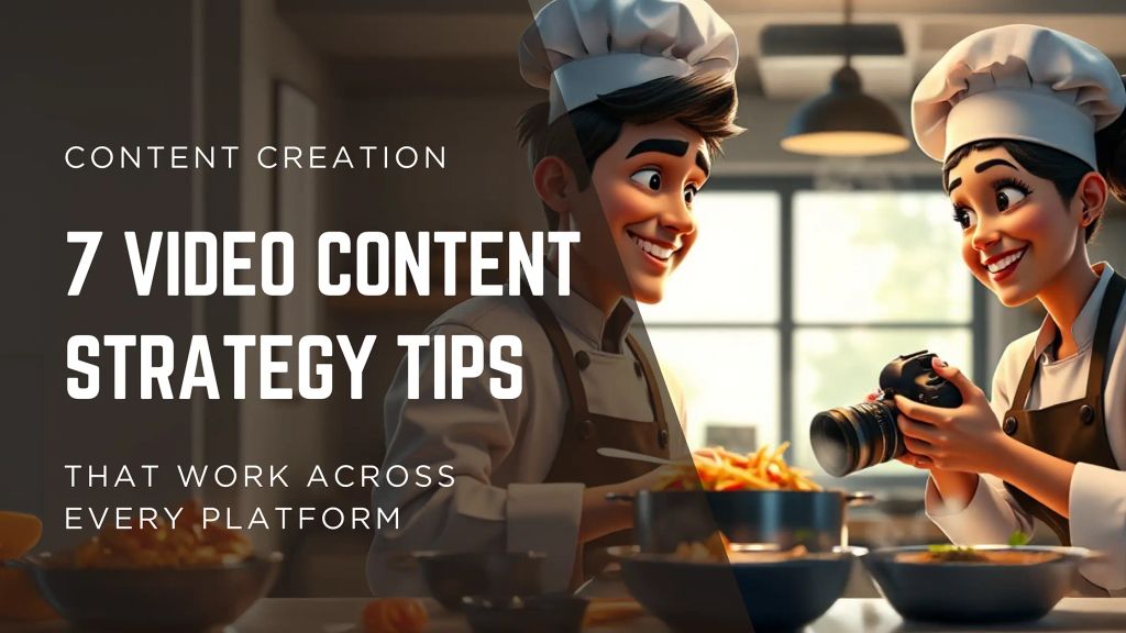 AI-generated image using Magic Hour of two chefs recording video content.