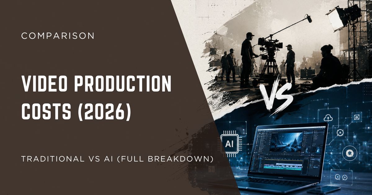 Video Production Costs in 2026: Traditional vs AI (Full Breakdown)