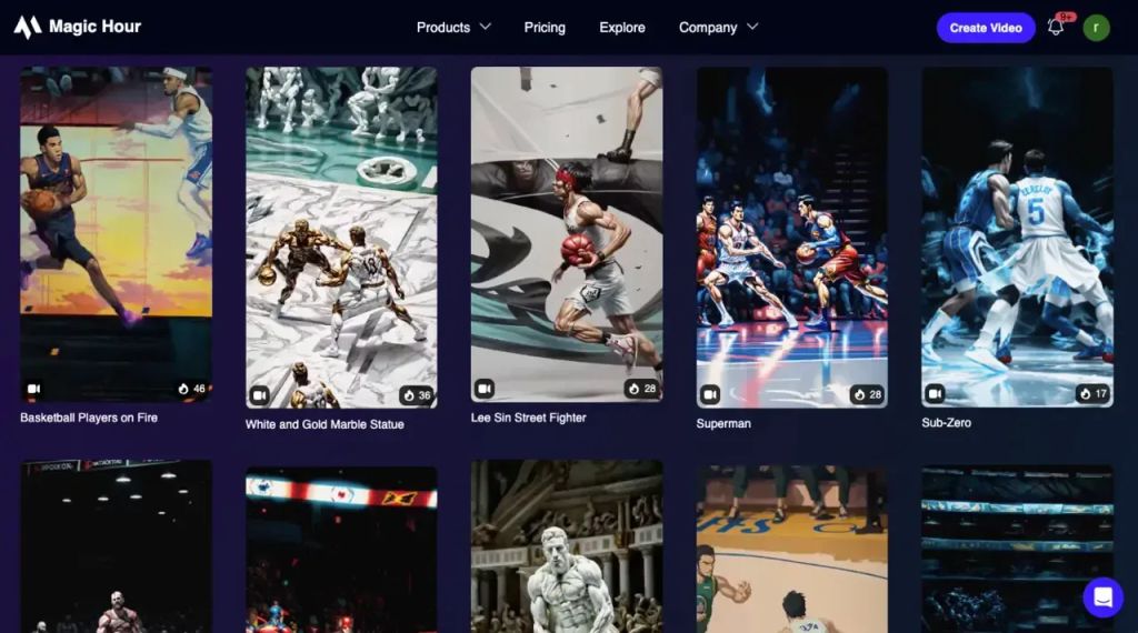 Magic Hour Video-to-Video Templates