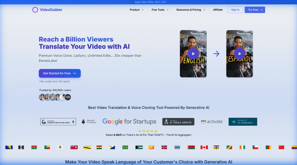 VideoDubber.ai for AI Video Translation, Dubbing, and Global Content Reach