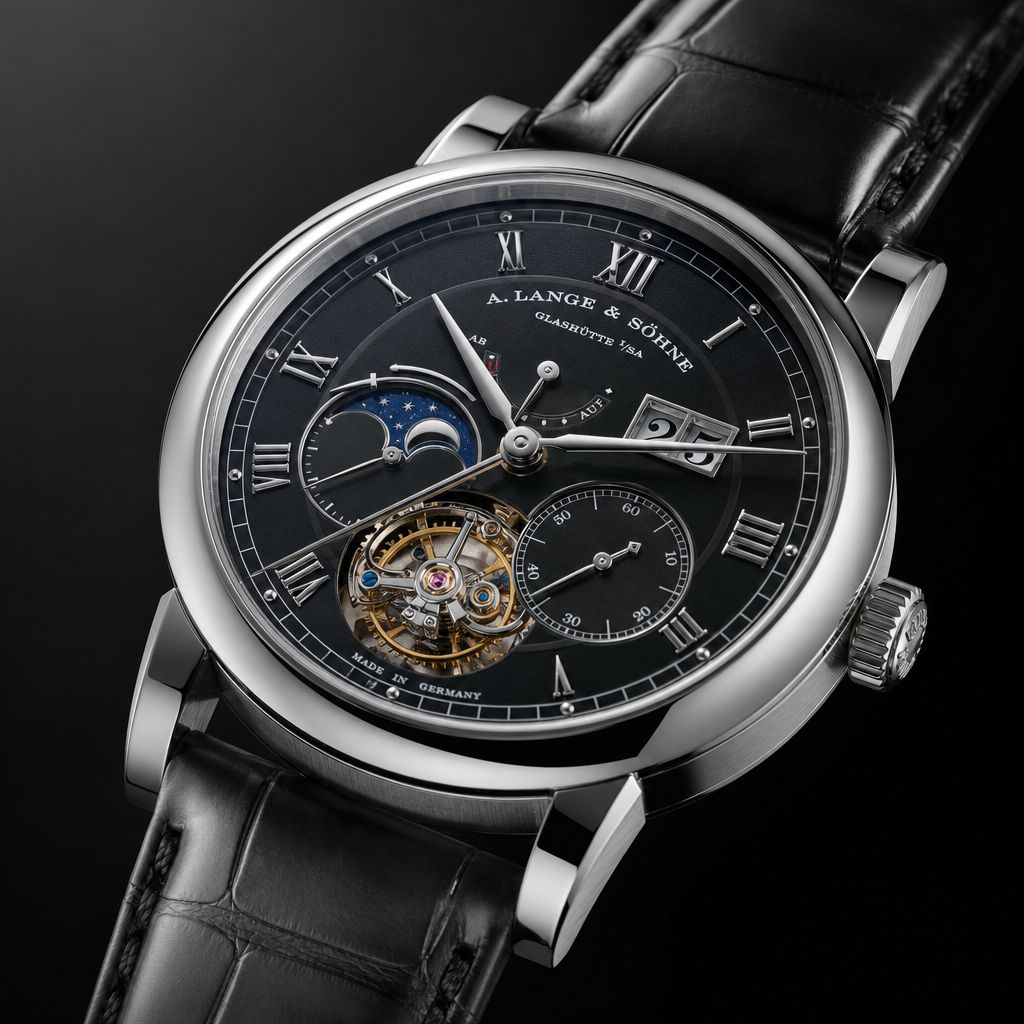 Luxury watch product image generated with GPT Image 2 from the same comparison prompt
