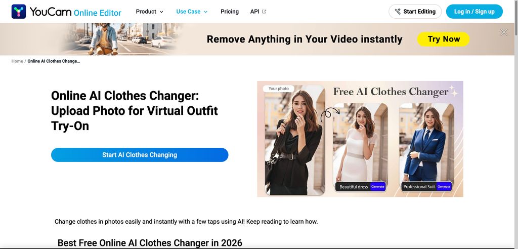 youcam cloth changer